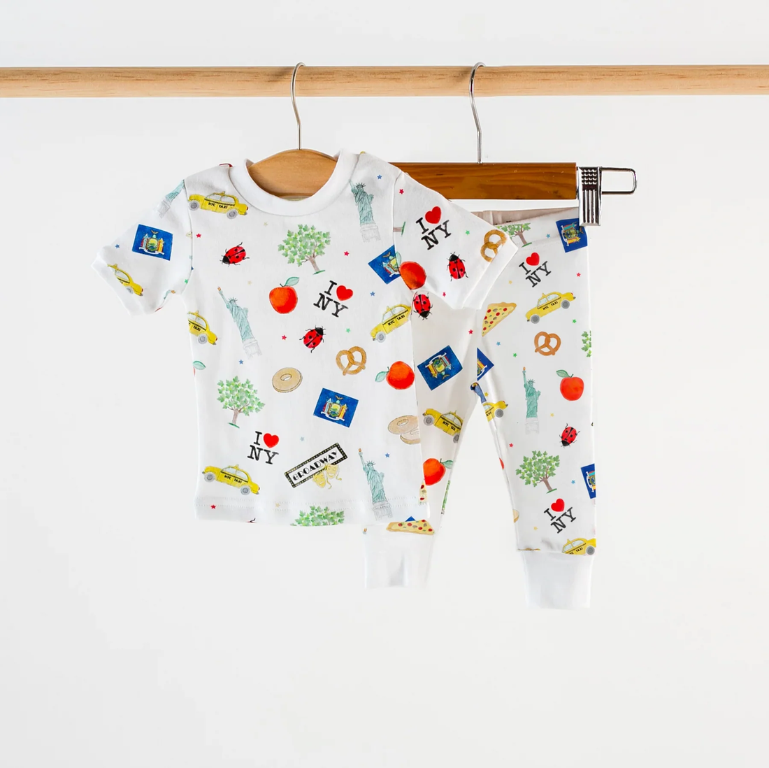 New York Kids Organic Cotton Pajama Set