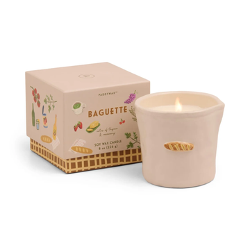 French Baguette Ceramic Bistro Candle