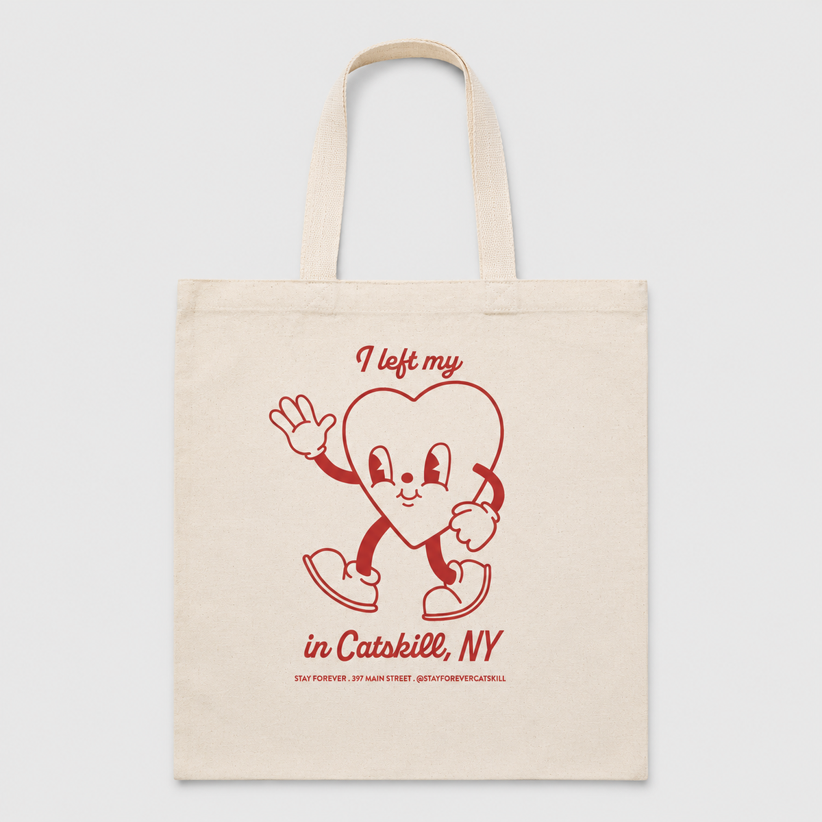 I Left My Heart in Catskill, NY Tote