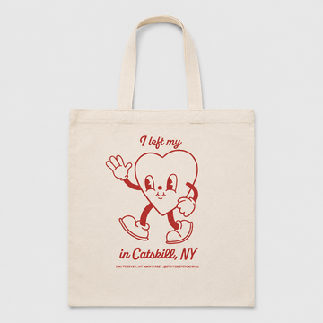 I Left My Heart in Catskill, NY Tote
