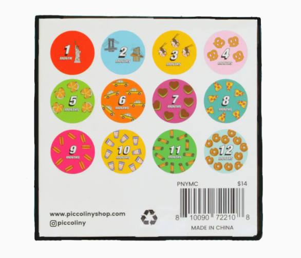 Ny Baby Milestone Cards