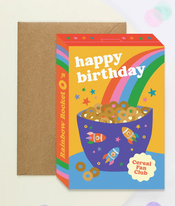 Cereal Fan Birthday Card