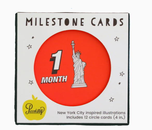 Ny Baby Milestone Cards