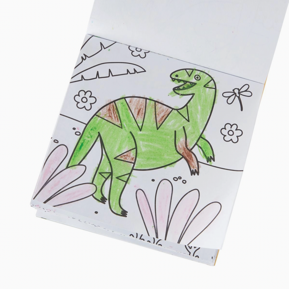 Carry Along Crayon & Coloring Book Kit-Dinoland