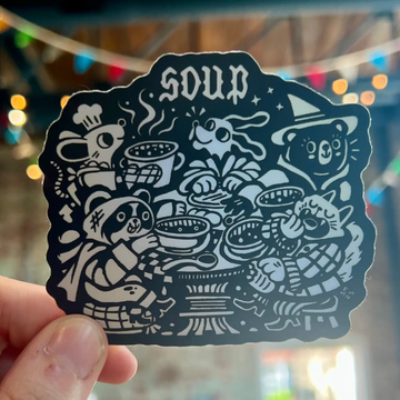 Soup Holographic Sticker