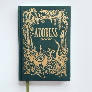 Crane (Green) Address Book