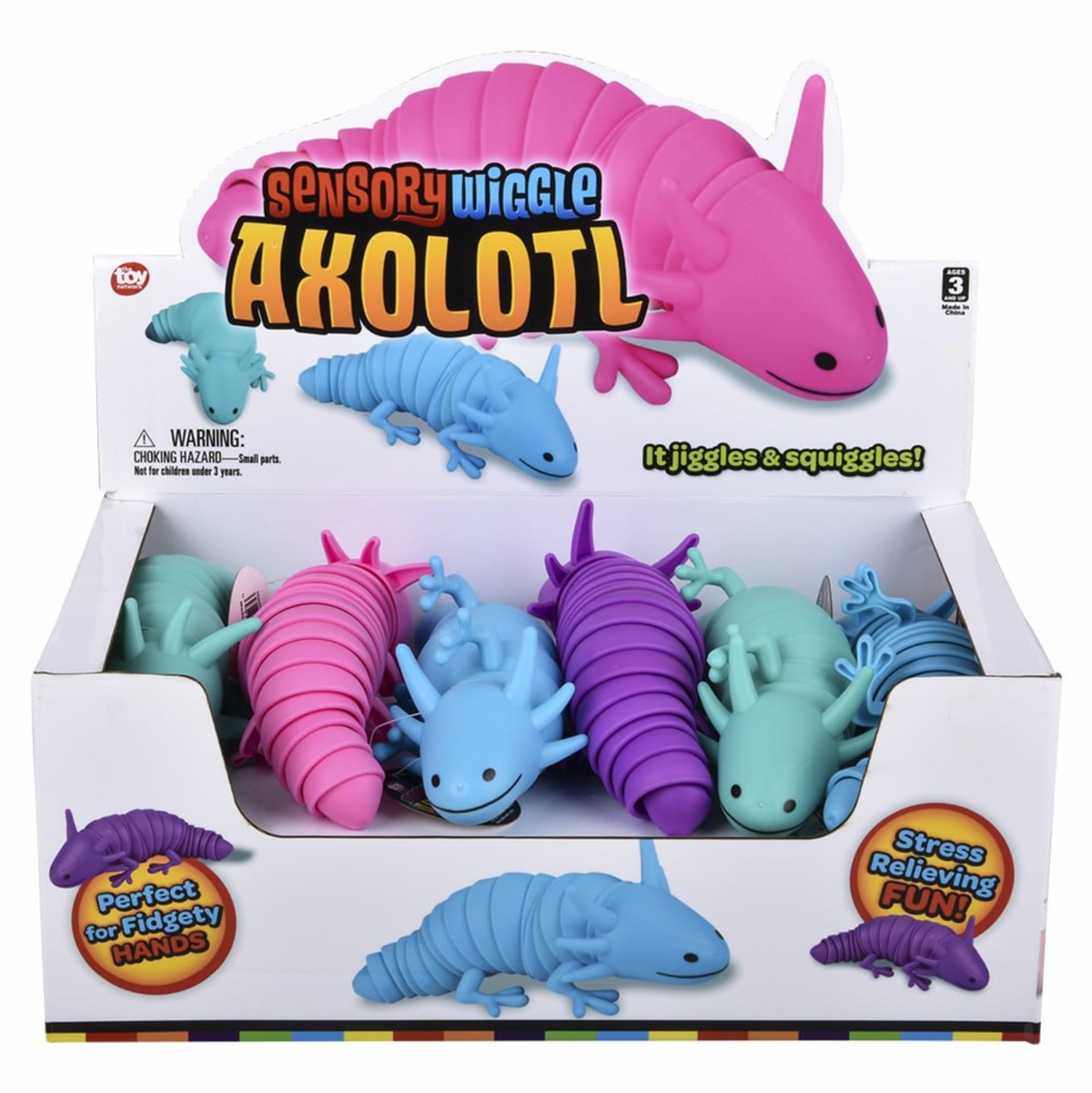 7.5" Wiggle Sensory Axolotl