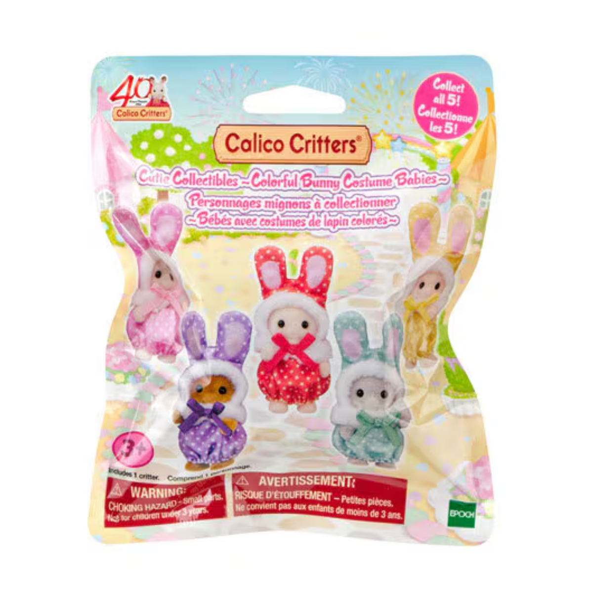 Cutie Collectibles -Colorful Bunny Costume Babies