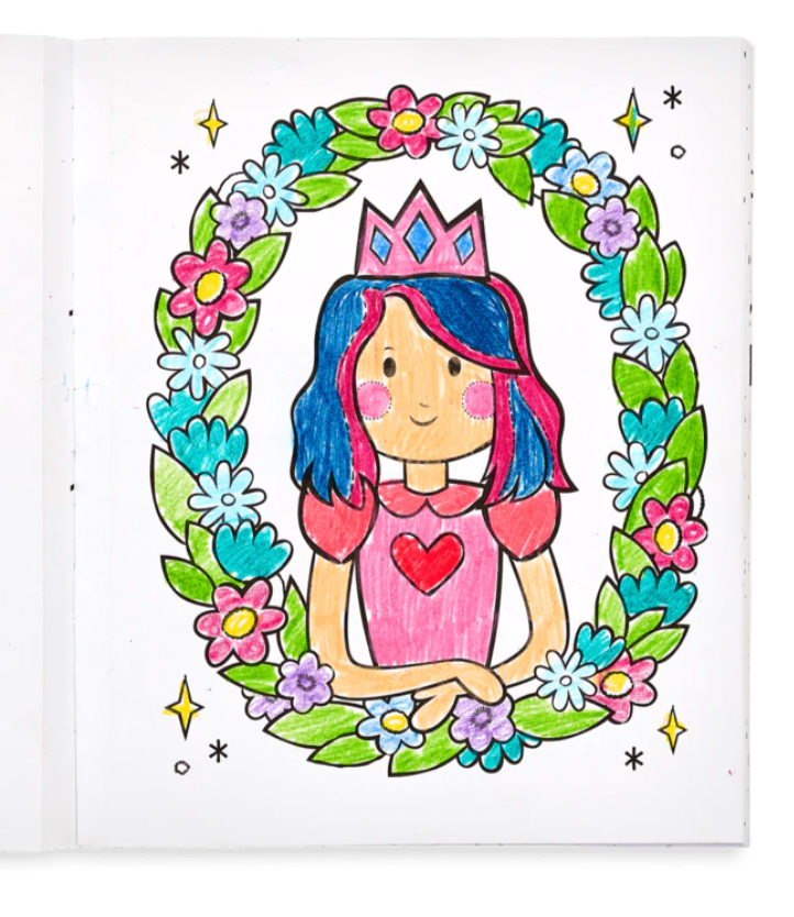 Princesses & Fairies Coloring Book