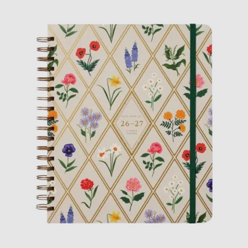 2027 Garden Study 17-Month Academic Hardcover Spiral Planner